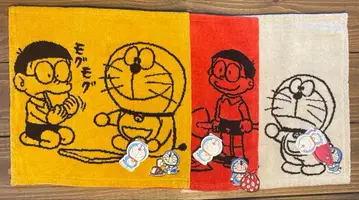 레어 도라에몽 타월 손수건 3개 암기빵 타임 보자개 어디로든 문