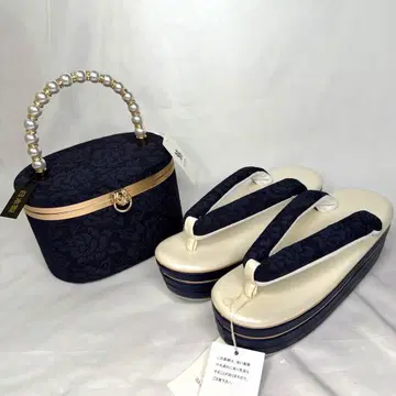 새상품 후리소데용 네이비 조리 백 세트 2026년 신상 모델