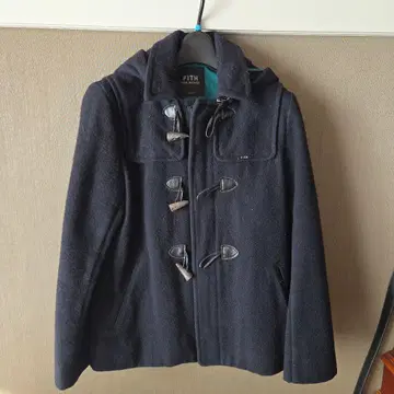 FITH 네이비 더플 코트 후드 부착 160