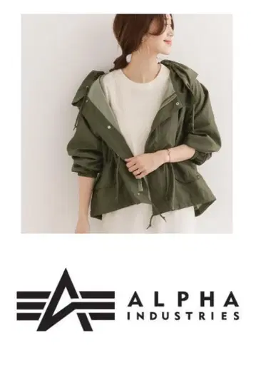ALPHA INDUSTRIES 후드티 used 새상품급