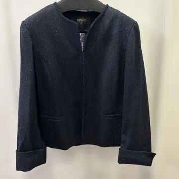 새상품 리플렉트 다크 네이비 라메 자켓