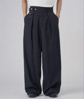 TUCK WIDE GURKHA SLACKS / 턱 와이드 구르카 슬랙스