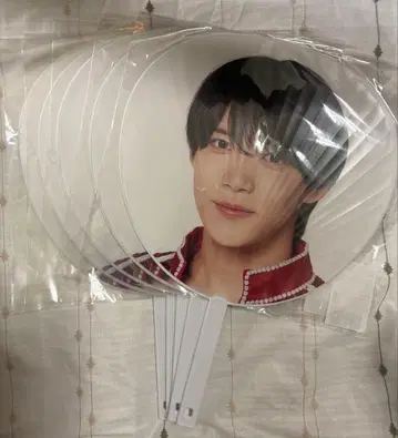 미사용 새상품 쿠로다 코우키 소년 닌자 부채 5장 세트