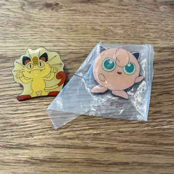 나옹과 푸딩 핀 배지 세트