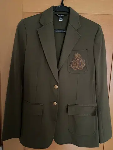 LAUREN 카키색 블레이저 S