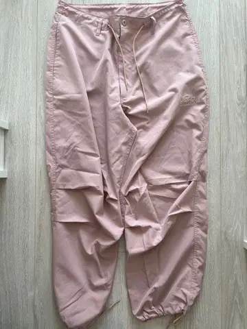 핑크 카고 팬츠 릴랙스 핏