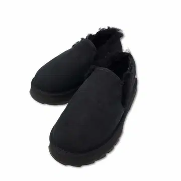 EMU 에뮤 통굽 무스탕 숏 신발 블랙 24.0cm