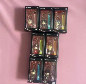 BTS 피규어 키링 7세트