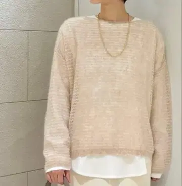 그린 라벨 릴랙싱 시어 모헤어 니트 UNITED ARROWS