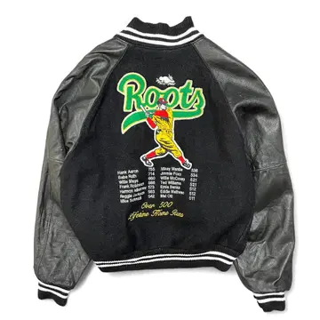 캐나다제 MLB 빈티지 홈런 기록 스타디움 자켓 바시티 자켓