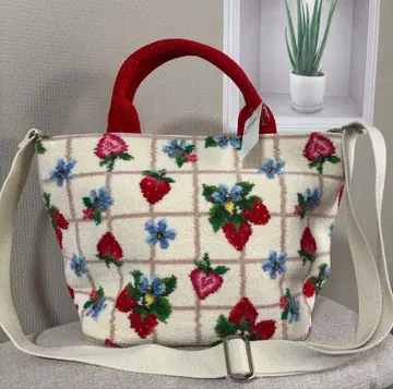 새상품 페일러 스트로베리 필드 쁘띠 2웨이 숄더 토트백