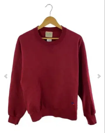 L.L.Bean 버건디 스웨트 셔츠 S