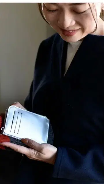 OURHOME 슬림 가죽 미디엄 지갑