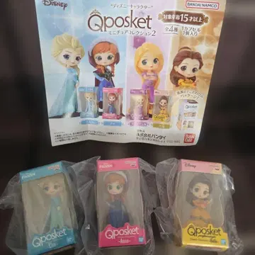 Qposket 미니어처 컬렉션 2 3체 세트