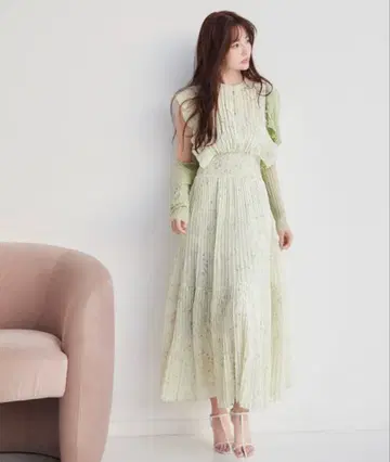 SNIDEL Sustainable 프릴 원피스