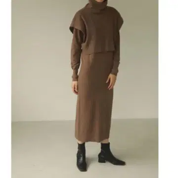 투데이풀 Layered Knit Dress 레이어드 니트 원피스