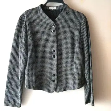 pierre cardin 노카라 자켓 M 블랙 그레이 계열