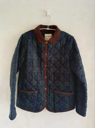 Studio CLIP 퀼팅 자켓 다크 그린 네이비 sizeM