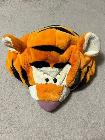 티거 봉제 인형 후드 팬캡 봉제 인형 모자