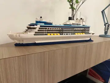 로얄 캐리비안 크루즈 선박 블록 2428피스 조립 완료 선박