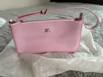쿠레쥬 핑크 핸드백