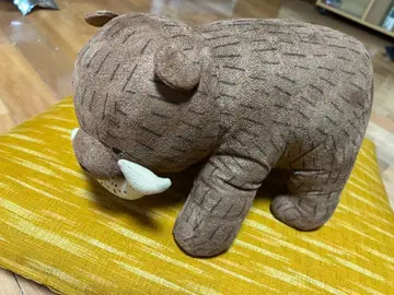 Bleu Bleuet 나무 조각 곰 봉제 인형 택 포함 블루블루에