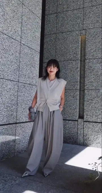 캐벌리 트윌 와이드 팬츠 etre tokyo