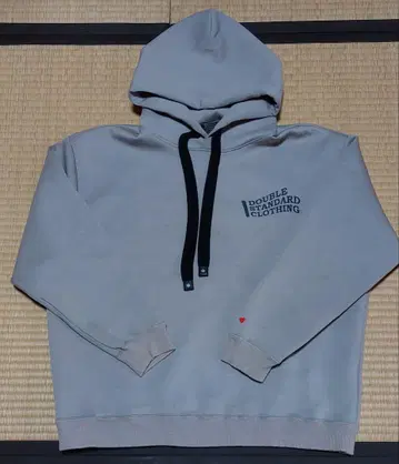 더블 스탠다드 클로징 모노휠라 에어쿠션 로고 프린트 후드티