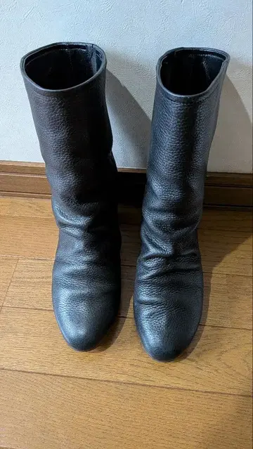 블랙 숏부츠 Do 글라세 박스 있음