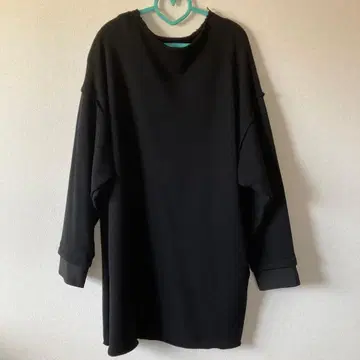 미사용 새상품 Y's 와이즈 오버 사이즈 코쿤 원피스 블랙