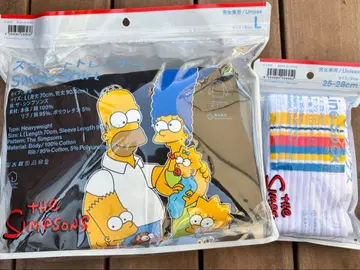 심슨 패밀리마트 맨투맨 L 사이즈 삭스 세트