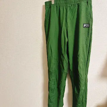 FILA 올리브 그린 XXL 팬츠
