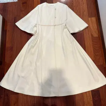 Fiorella Giambattista 화이트 롱 코트