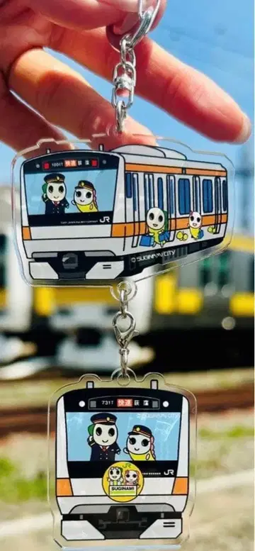 나미스케 키링 나미 중앙선 연결 루미네 오기쿠보 한정품