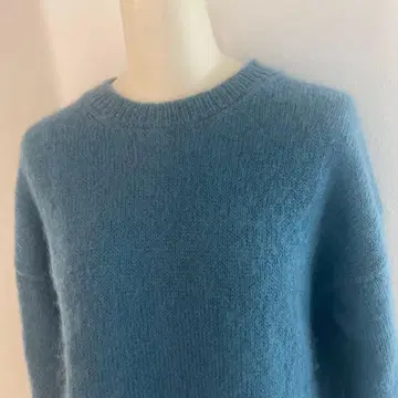 AURALEE 모헤어 니트 블루 사이즈 1