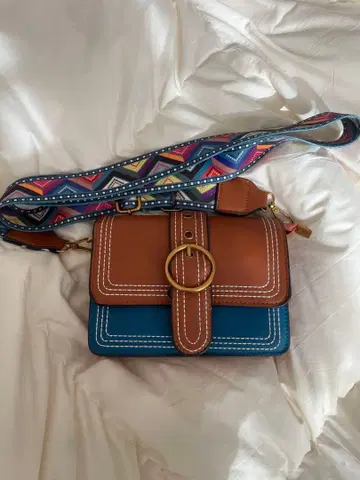 기하학 패턴 숄더백