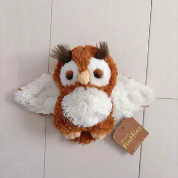 새상품 선레몬 플러피 올빼미 봉제 인형 S