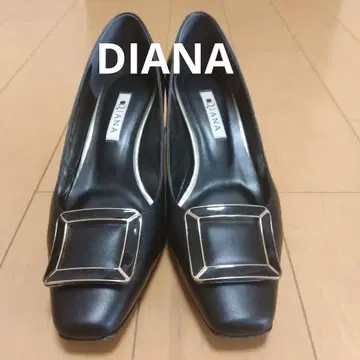 DIANA 다이애나 버클 펌프스 24cm 블랙