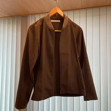 UNITED ARROWS 브라운 노카라 자켓