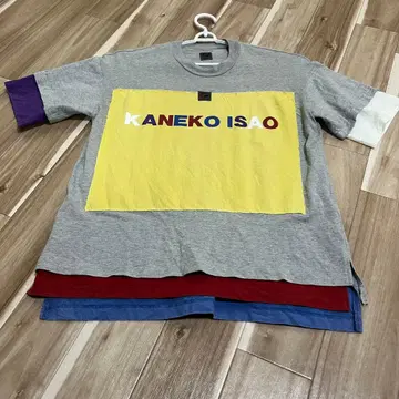남성용 카네코 이사오 반팔 티셔츠