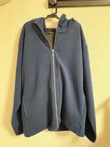 m.f. editorial 네이비 풀 지퍼 후디 L