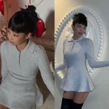 Bibiy. LISA PEPURAMU KNIT 비비 페플럼 니트