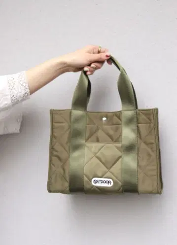 OUTDOOR PRODUCTS x SLOBE IENA 별주 퀼팅 토트