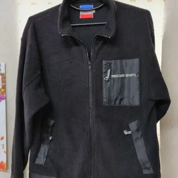 PERSON'S SPORTS 플리스 자켓 블랙