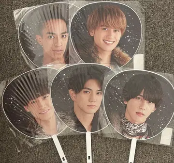 A! group 노로시 부채 5인 세트