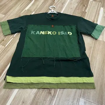 남성용 카네코 이사오 반팔 티셔츠