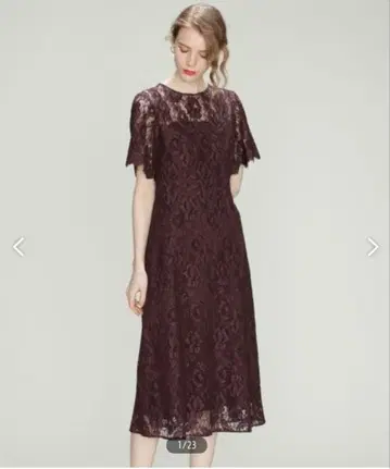그레이스 콘티넨탈 전체 레이스 원피스