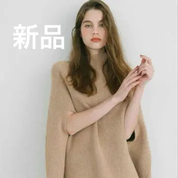 BASEMENT 베이스먼트 온라인 케이프 니트 베이지