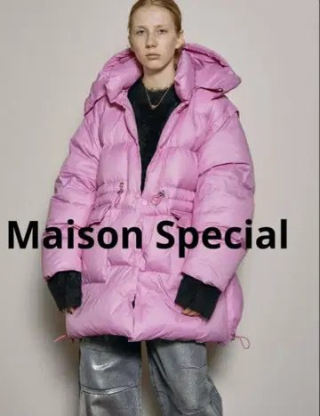 거의 새상품 Maison Special 오버 튜닉 다운