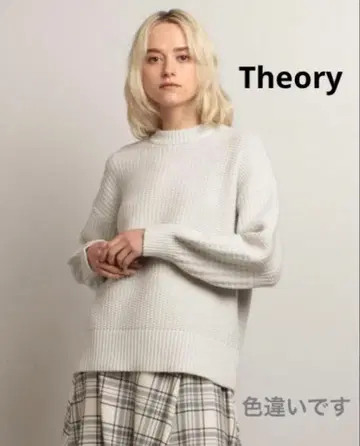 새상품급 띠어리 럭스 21AW VIVIAN 워셔블 니트 38